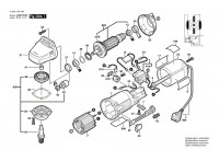 Bosch 0 603 278 403 Pws 6-115 Angle Grinder 230 V / Eu Spare Parts